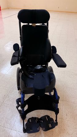 Specialized Tilt Inspace Rehabilitation Wheelchair Supportive Seating, And Adjustable Positioning Components