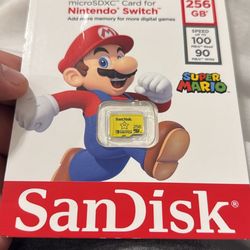 256gbs switch 1 sd card new sealed 