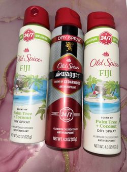 Old Spice Spray Deodorants 