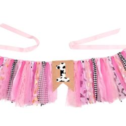 first birthday high chair tutu 