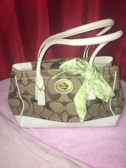 COACH PURSE W/ SCARF