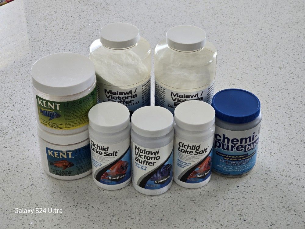 African Cichlid Aquarium Salt, Buffer & Filter Media