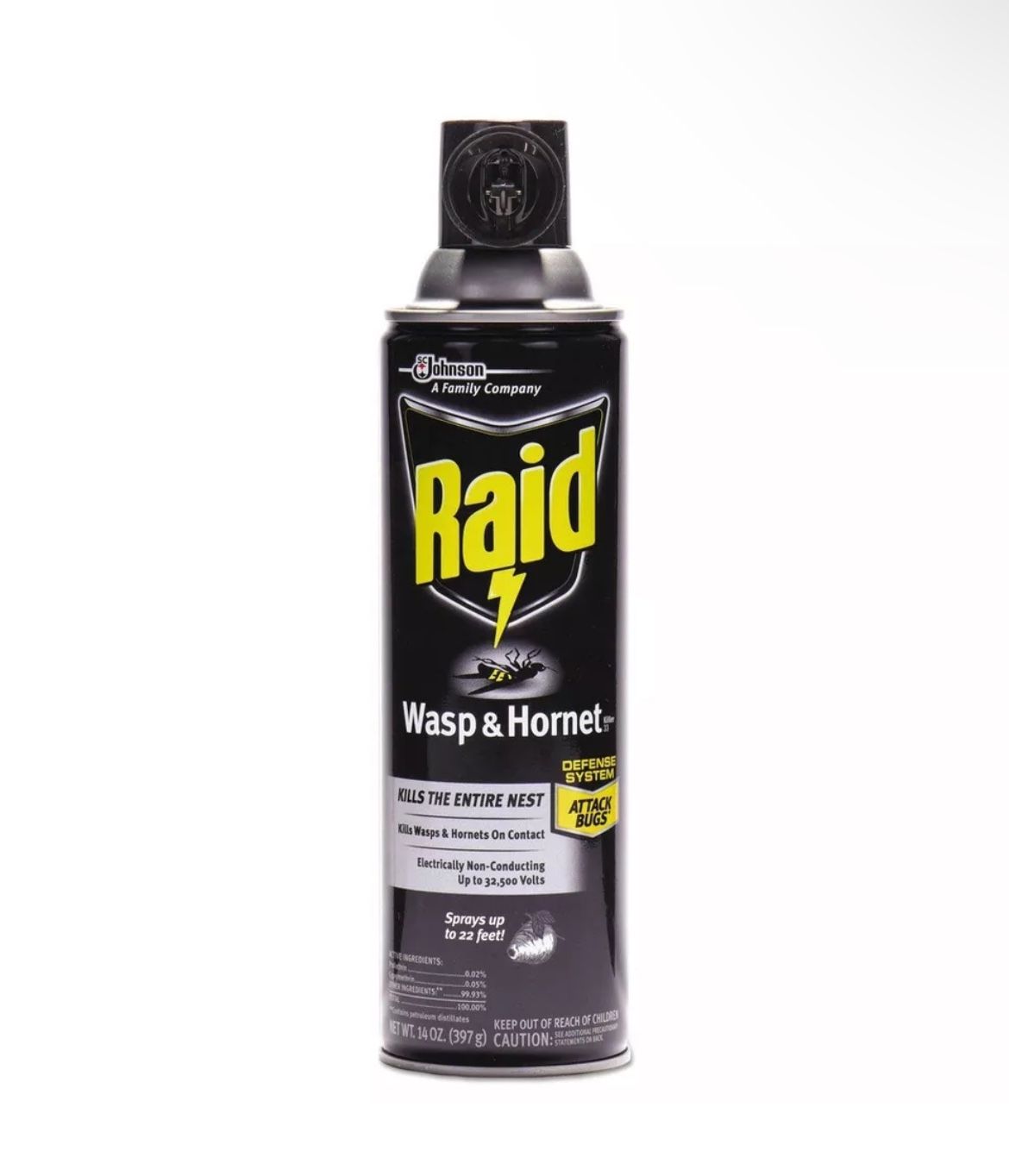 Raid 668006 14 oz. Wasp & Hornet Killer Spray (12/CT) New