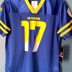 LOS ANGELES RAMS JERSEYS PUKA NACUA #17 HIS OLD NUMBER SIZES AVAILABLE 2T,3T,4T XSMALL4-5 AND LARGE12 $20 EACH
