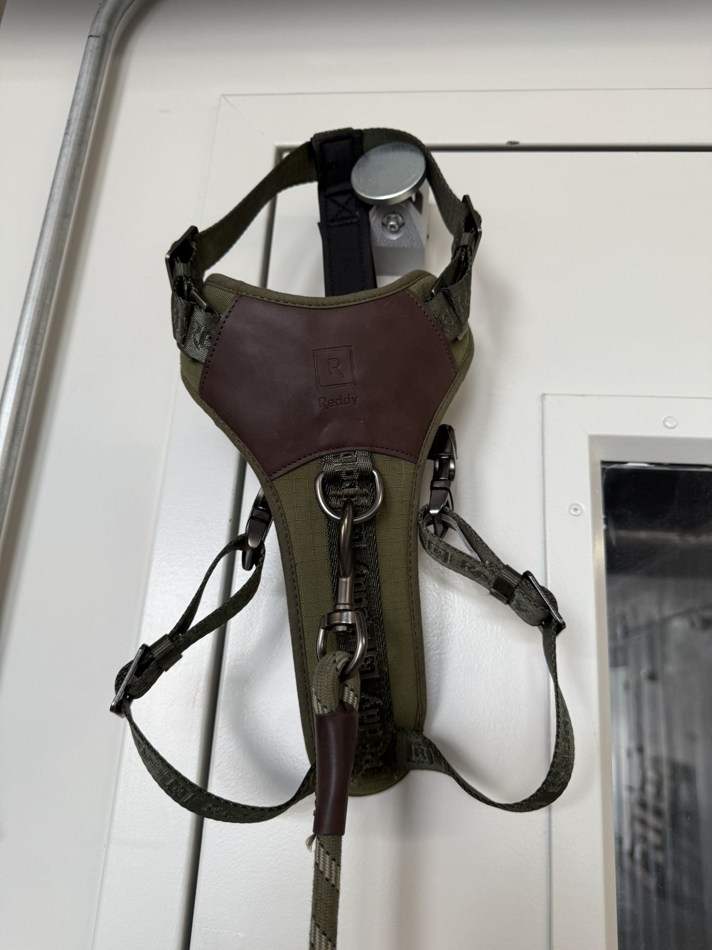 REDDY Jacquard Dog Harness, MEDIUM, Green Brown (Good condition) PICK UP IN CORNELIUS