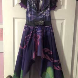 Disney Descendants 3 Queen Mal Costume Girls Small 