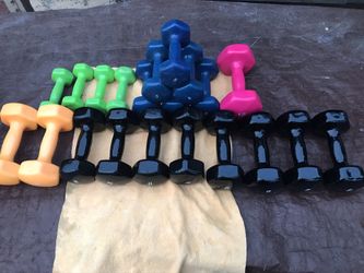 Vinyl Color Dumbbells