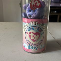 Clubby IV beanie baby - 2001
