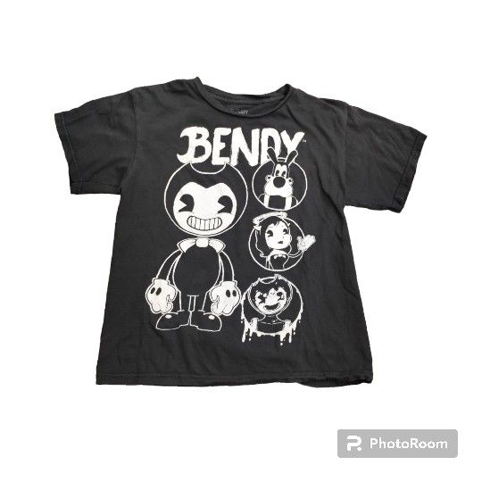 Official Bendy Kids' Medium Premium T-Shirt Bendy Trio Circles Logo