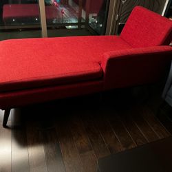 Red Chaise Sofa Lounge