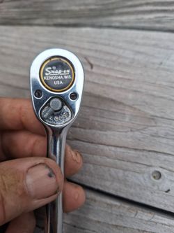 Vintage 3/8, snap on ratchet and great in  shape