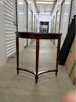 Half Moon Console Table Entry
