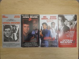 Antique VHS Leathal Weapon Movie Lot 