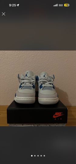 Military blue Jordan 4s