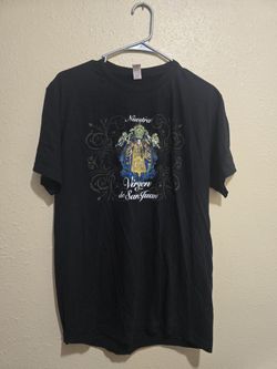 VIRGEN DE SAN JUAN JERSEY BEAUTIFUL BOTH SIDES WOMEN'S SIZE MEDIUM NEW NO TAG HECHO EN MEXICO