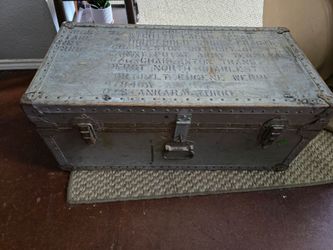 Metal Military Trunk
