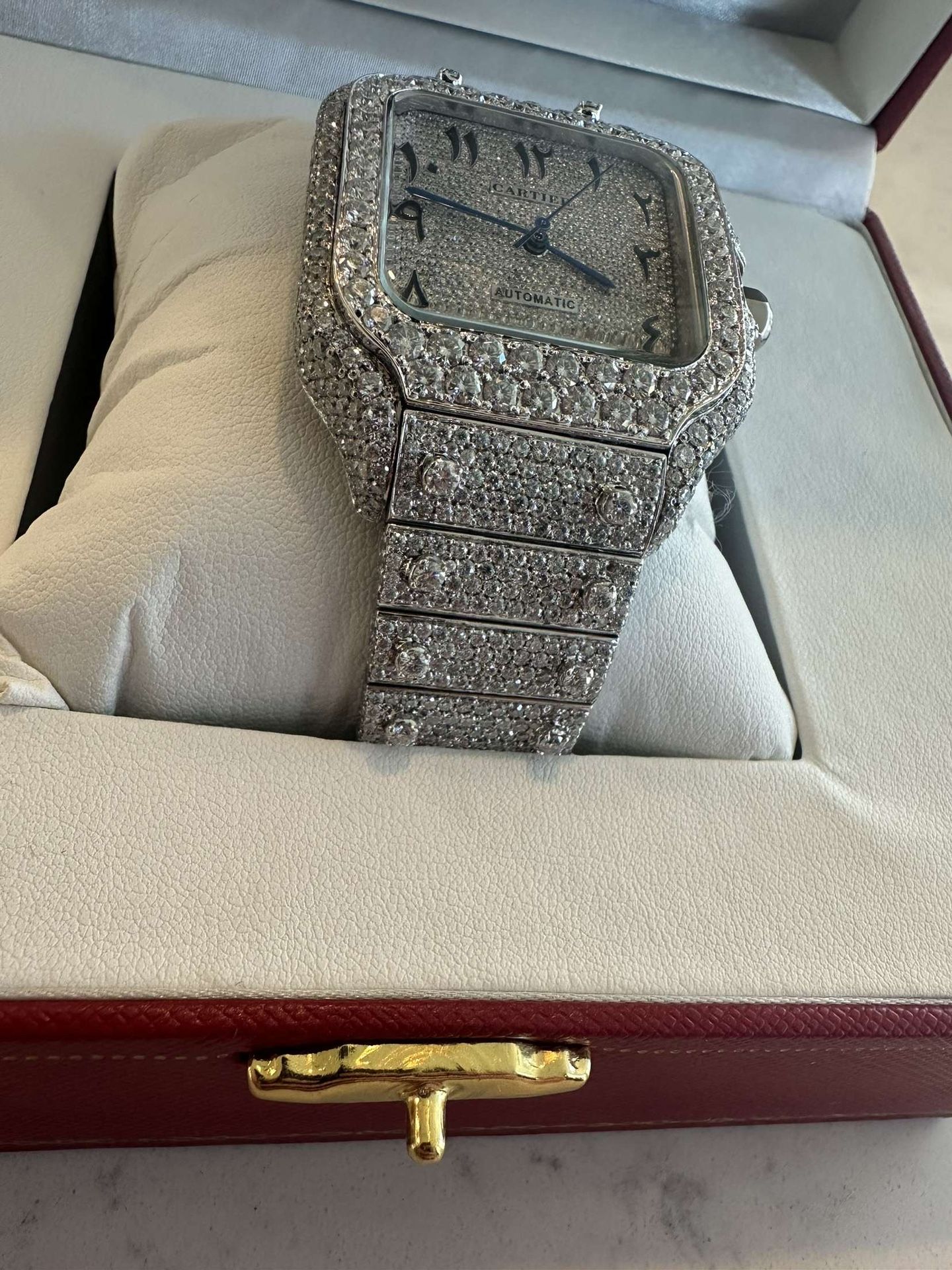 Vvs Moissanite Watch 