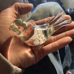 Vintage Hand blown Bird 