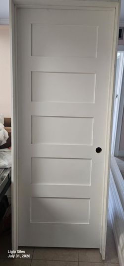 Puerta 30" de cinco paneles