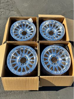 Brand New Forged KMC Impact Bead-locks 17” Off-Road Wheels for 6x5.5 (6x139.7) Trucks and SUVs 17x9