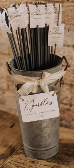 Galvanized Wedding Bucket