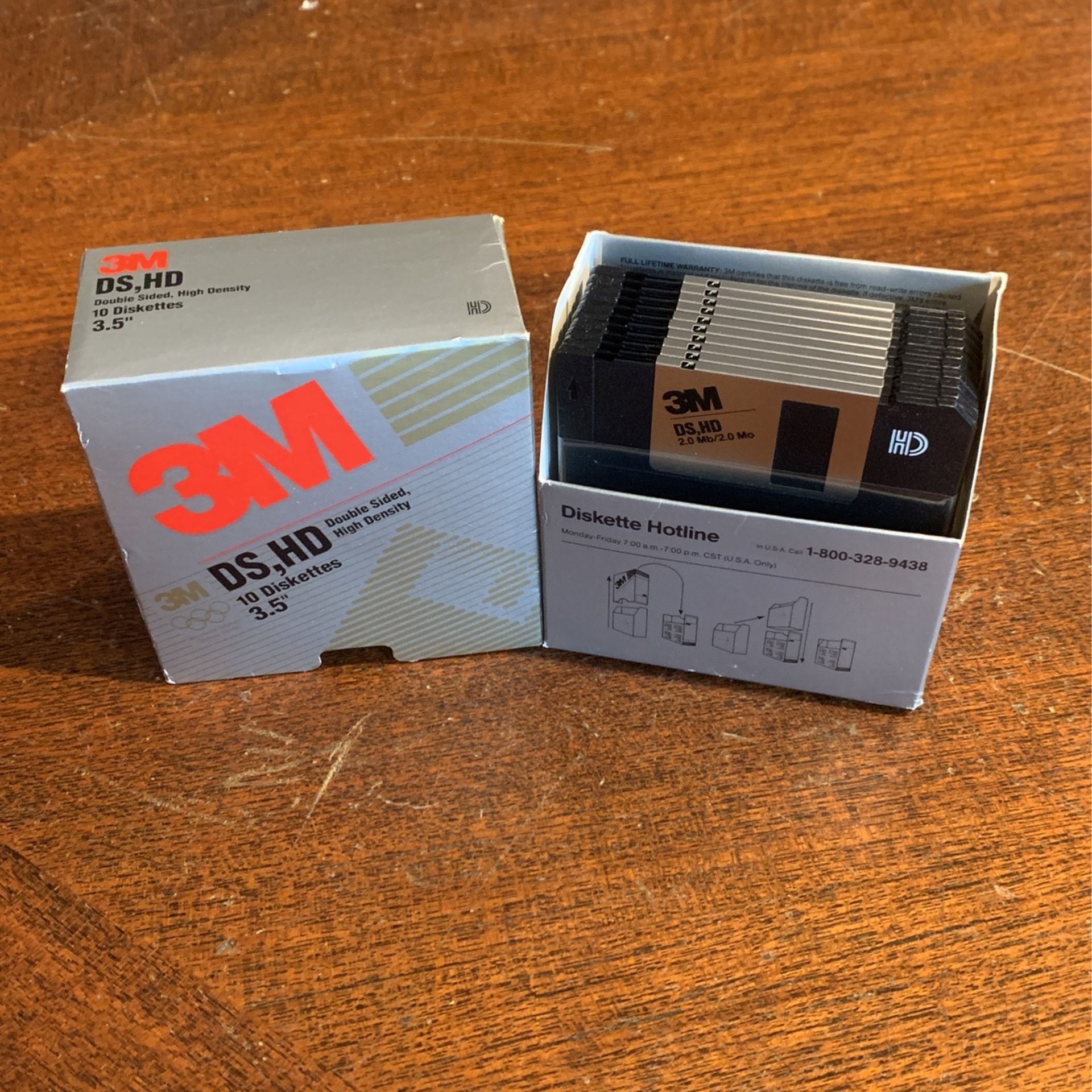 10x 3M DS,HD DISKETTE 3.5”