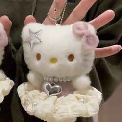 Hello Kitty Plush Keychain 