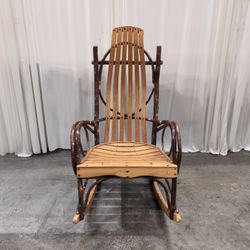 Hilltop Hickory Furniture Amish Bendwood Hickory Rocker