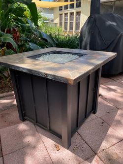 Outdoor Propane Fire Pit Table