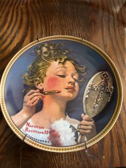 Norman Rockwell “Making Believe at the Mirror”
