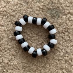 Black and white bracelet