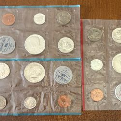 3 - United States Silver Coin Mint Sets 2- Philadelphia 1-Denver 