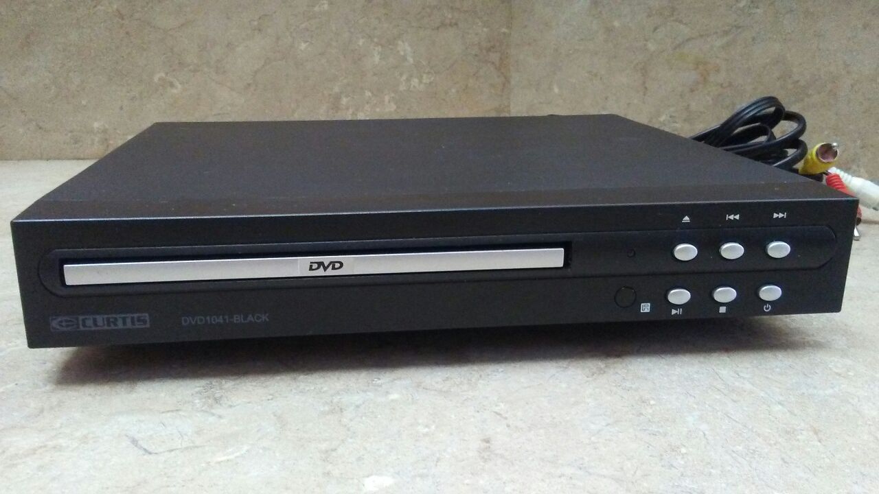 Curtis DVD 1041-Black Compact DVD Player. Tested