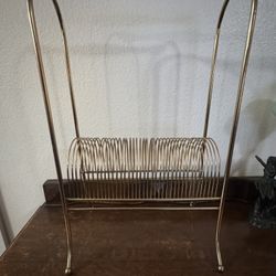 Vintage Record Storage Rack