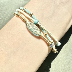 Ocean Breeze Multistrand Boho Bracelet