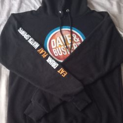 Dave And Busters - HANES Sm. Black Hoodie