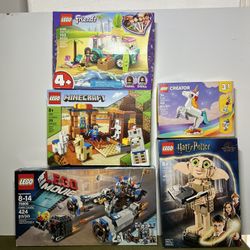 Lego Minecraft, Lego The Lego Movie, Lego Harry Potter Sealed 