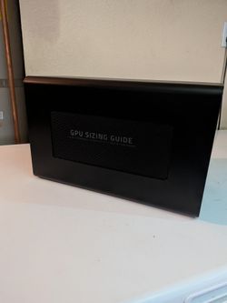 Razer Core X eGPU Enclosure (Thunderbolt 3) - Turn Your Laptop into a Desktop Powerhouse!
Price: $110 OBO