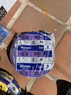 100ft 12/3 Romex Purple Wire