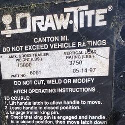 Truck Bed Trailer Hitch