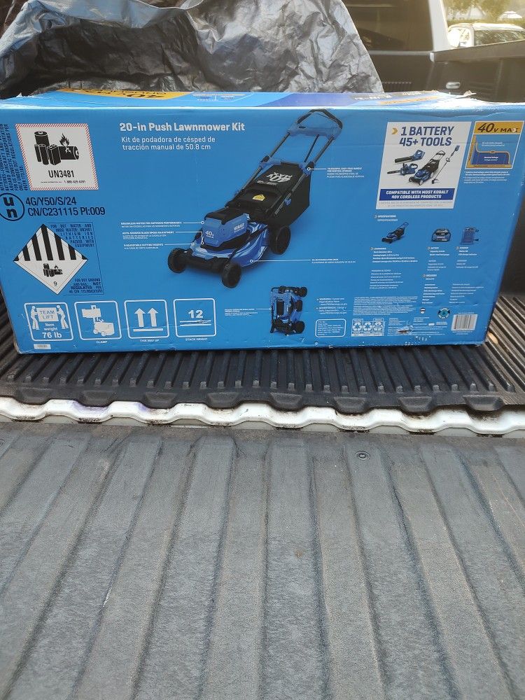 40 Volt  Brushless Lawnmower
