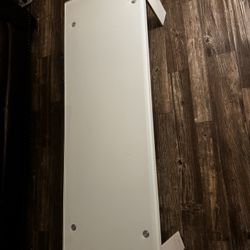 IKEA Modern Glass Top Table