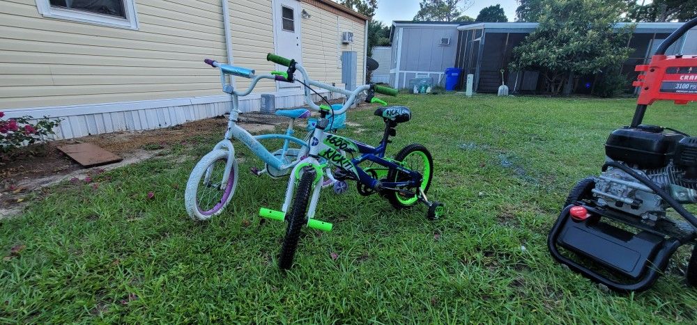 Little Girl & Boy BIKE SOLD MOVING SELL