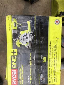 Ryobi 18v lithium starter combo kit