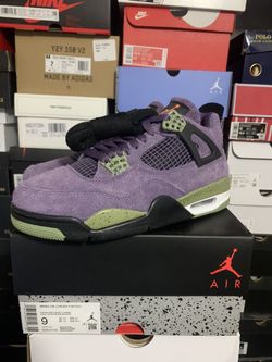 Jordan 4 Retro Canyon Purple Size 9W