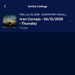 ivan cornejo ticket 