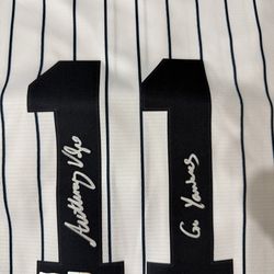 Fanatics Under Wraps Signed Jersey New York Yankees Anthony Volpe MLB