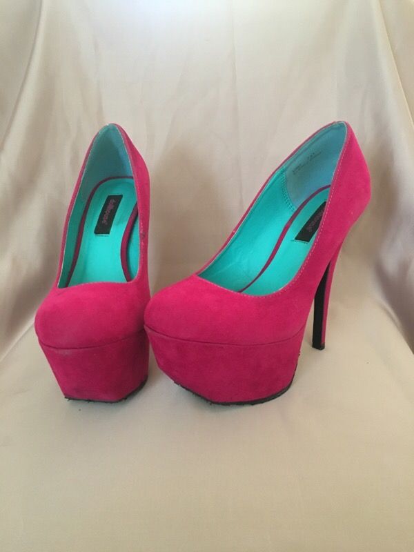 Hot pink heels