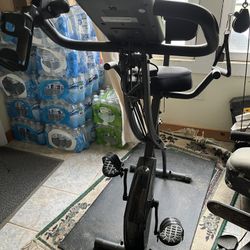Bulbhead Stationary Bike With Resistance Bands