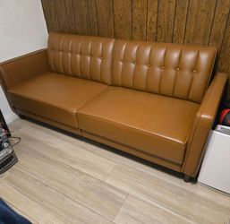 Futon Couch (Faux Leather)